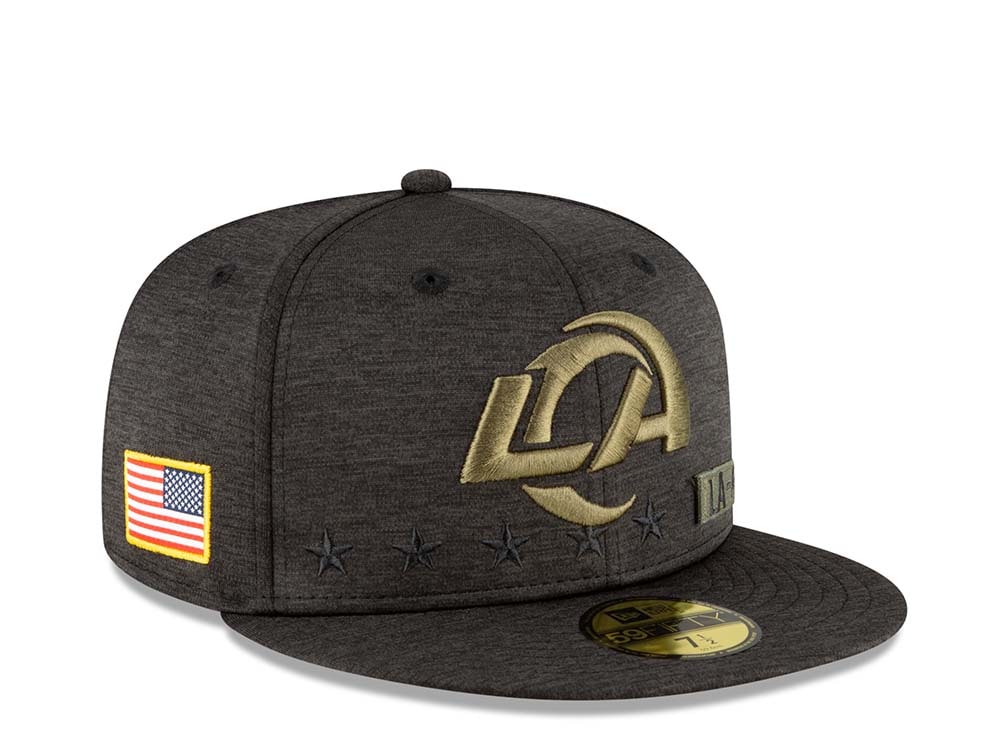 New Era Los Angeles Rams Salute to Service 2020 Fitted 59Fifty Casquette