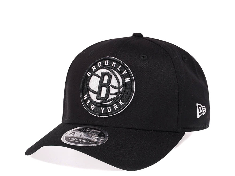 New Era Brooklyn Nets Black 9Fifty Stretch Snapback Casquette