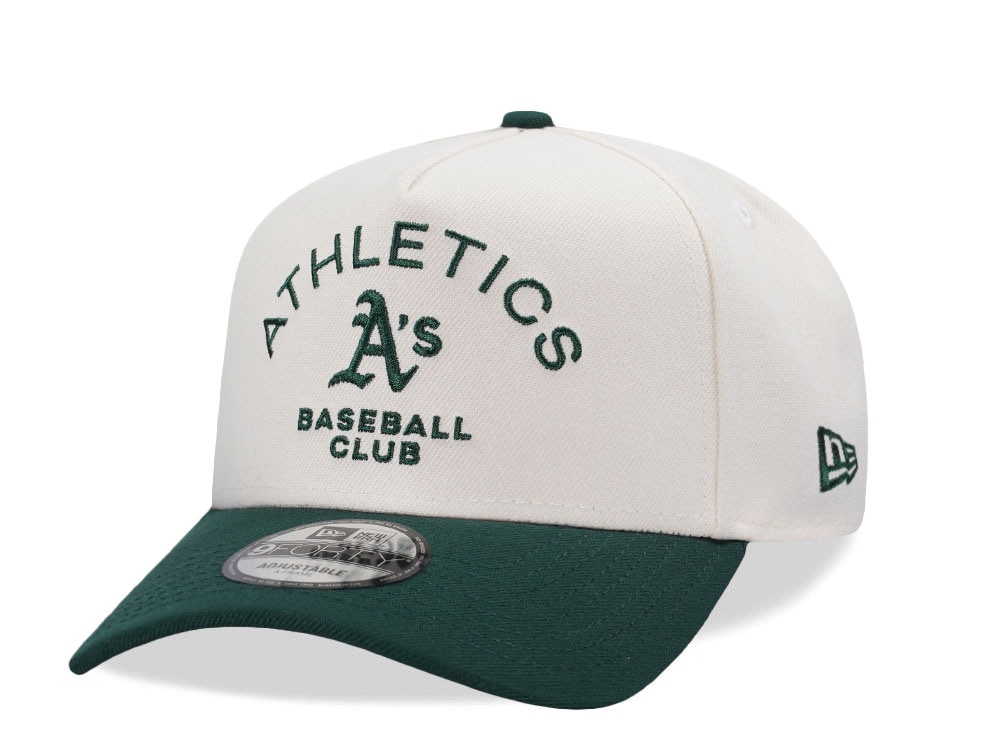 New Era Oakland Athletics Baseball Club Chrome Two Tone Edition 9Forty A Frame Snapback Casquette