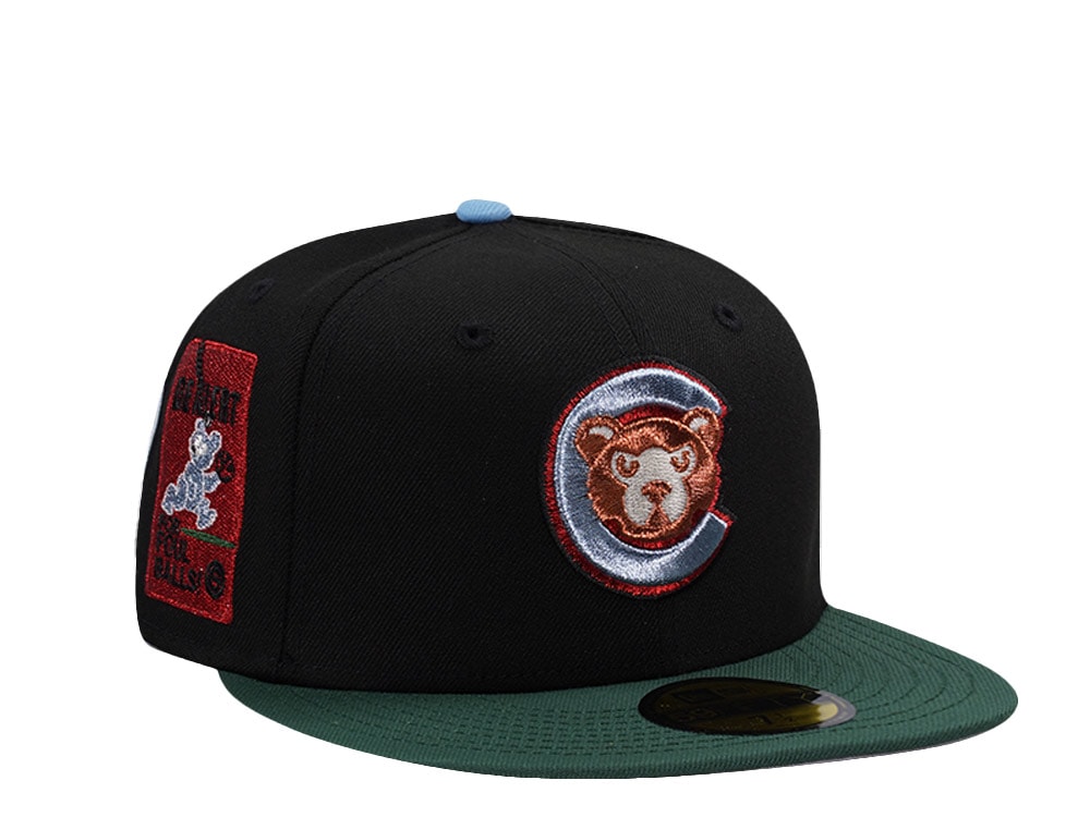 New Era Chicago Cubs Stay Alert Black Two Tone Edition 59Fifty Fitted Casquette