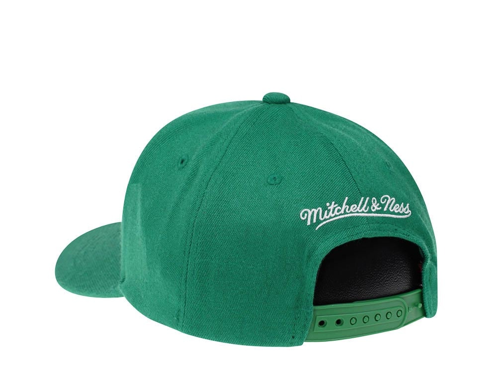 Mitchell & Ness Boston Celtics Team Ground Red Line Solid Flex Snapback Casquette