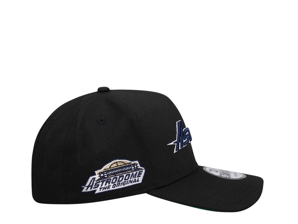 New Era Houston Astros Astrodome Black Throwback Edition 9Forty A Frame Snapback Casquette