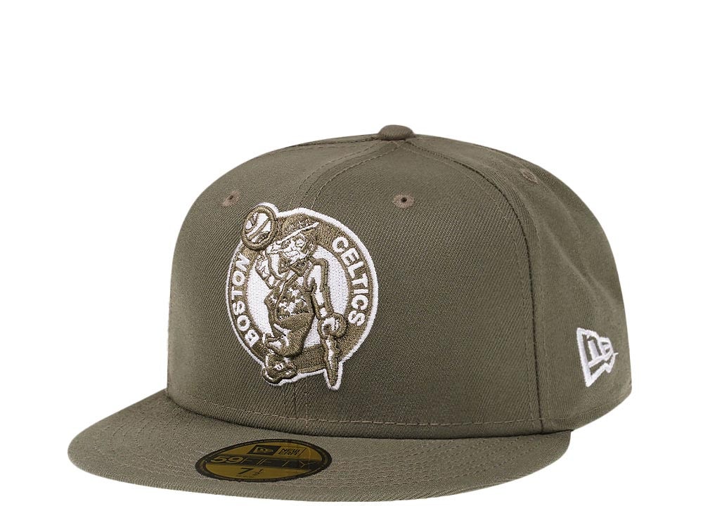 New Era Boston Celtics Olive Edition 59Fifty Fitted Casquette