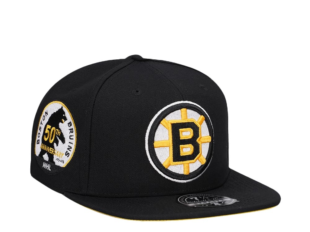 Mitchell & Ness Boston Bruins 50th Anniversary Vintage Edition Dynasty Fitted Casquette