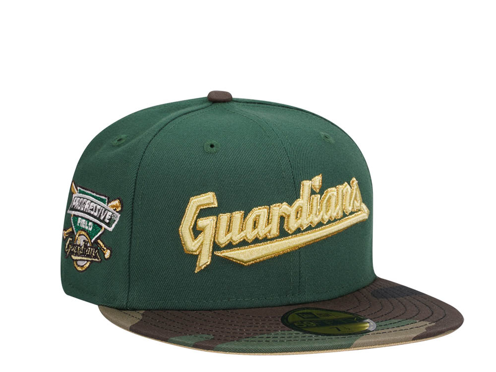 New Era Cleveland Guardians Progressive Field Camo Two Tone Edition 59Fifty Fitted Casquette