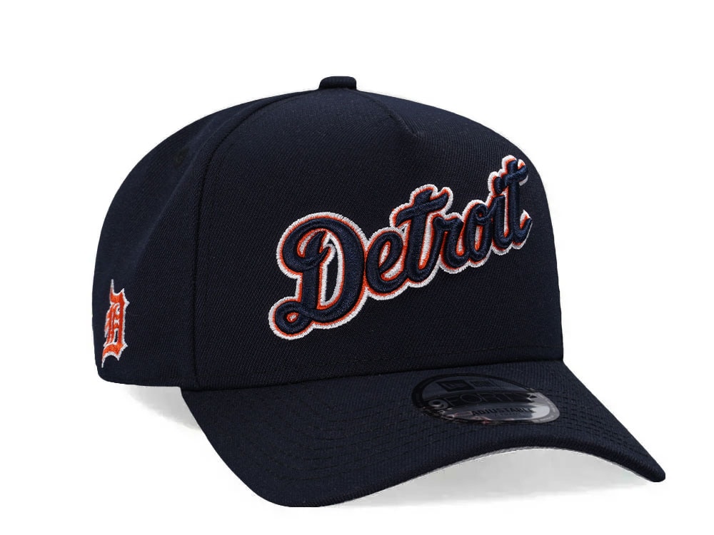 New Era Detroit Tigers Navy Classic Edition 9Forty A Frame Snapback Casquette