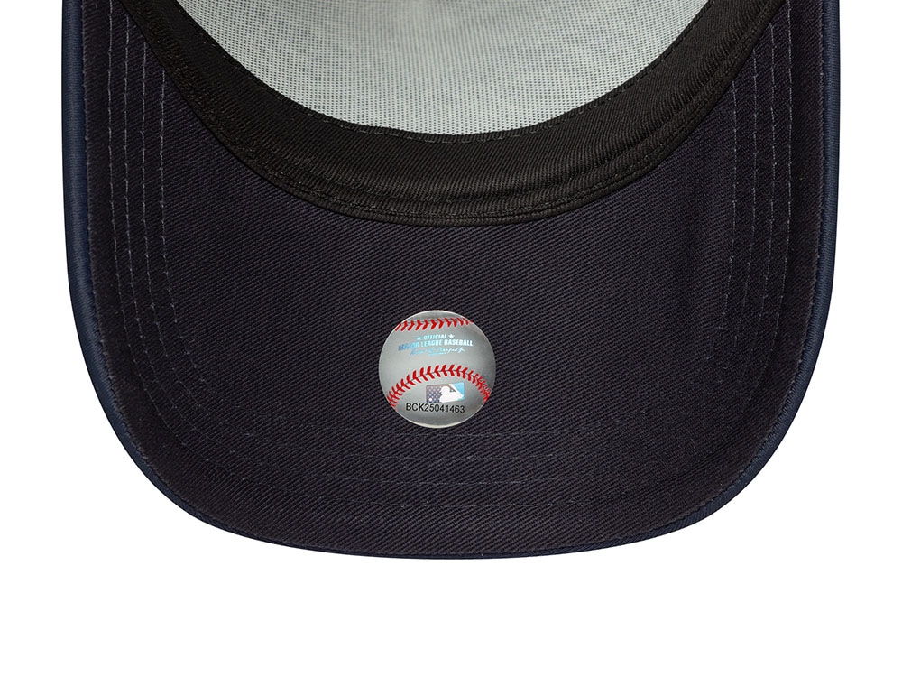 New Era New York Yankees Script Navy 9Forty A Frame Trucker Snapback Casquette