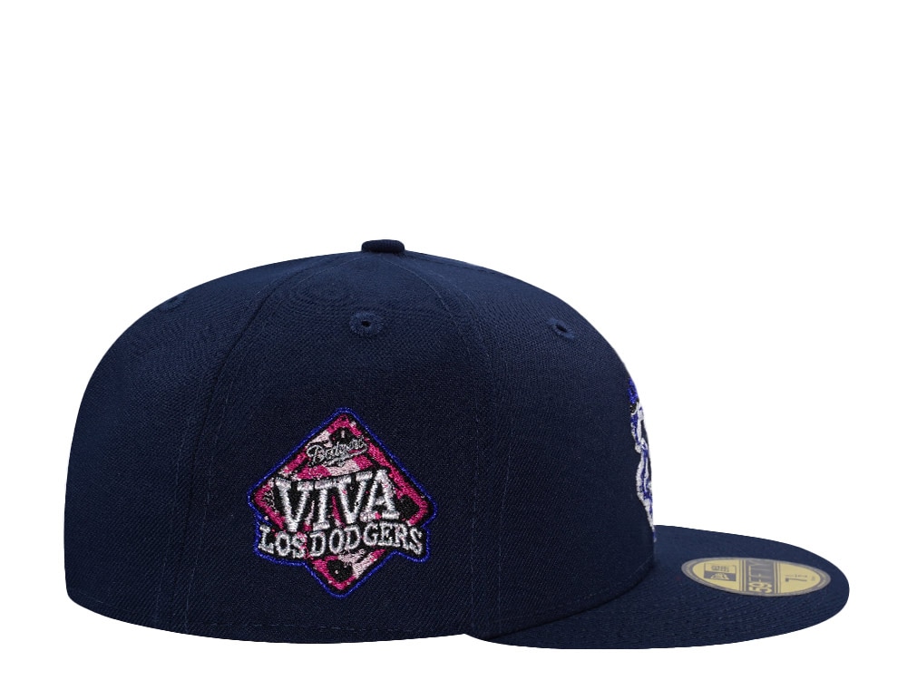 New Era Los Angeles Dodgers Viva Skull Navy Prime Edition 59Fifty Fitted Casquette