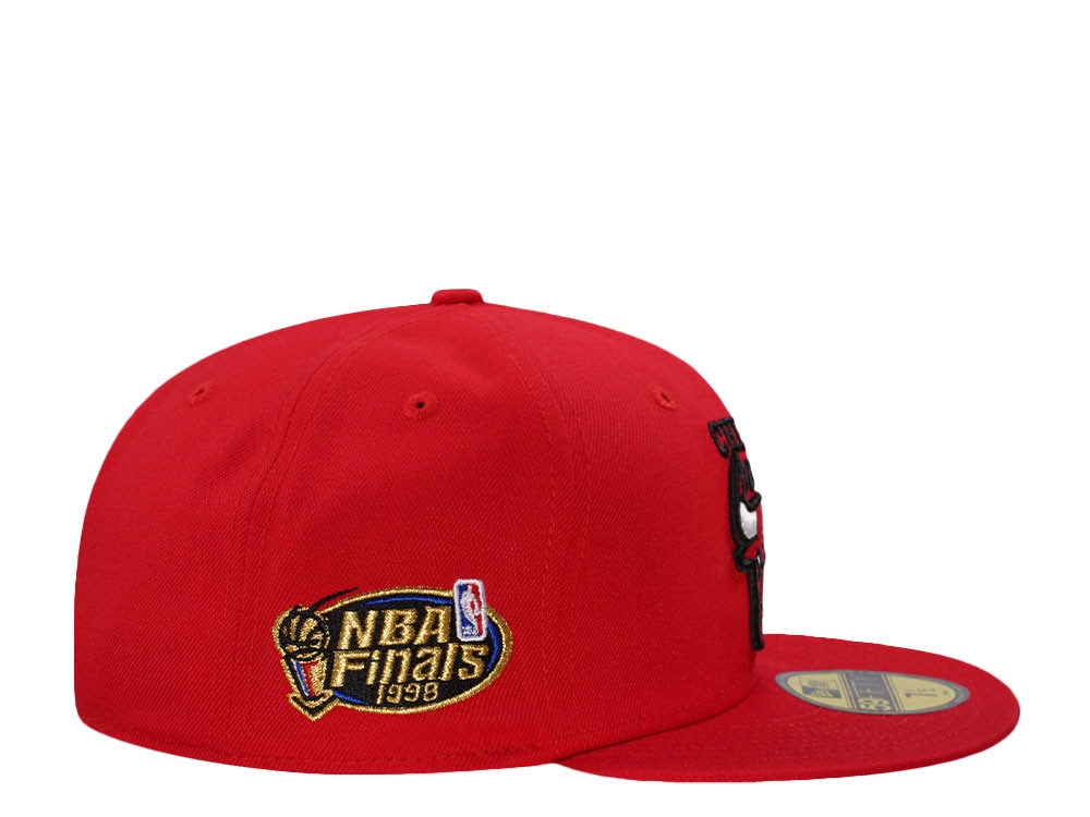 New Era Chicago Bulls NBA Finals 1996 Red Prime Edition 59Fifty Fitted Casquette