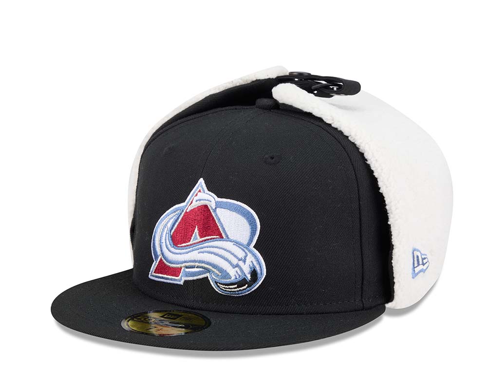 New Era Colorado Avalanche Classic Black 59Fifty Dogear Fitted Casquette