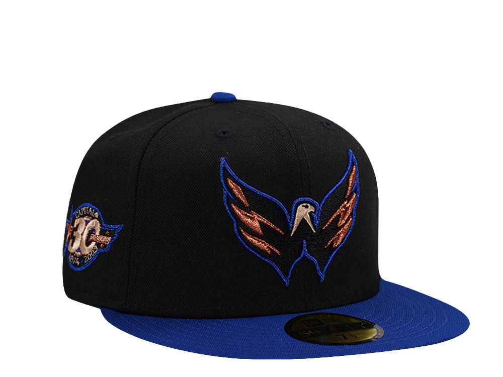 New Era Washington Capitals 30th Anniversary Black Two Tone Edition 59Fifty Fitted Casquette