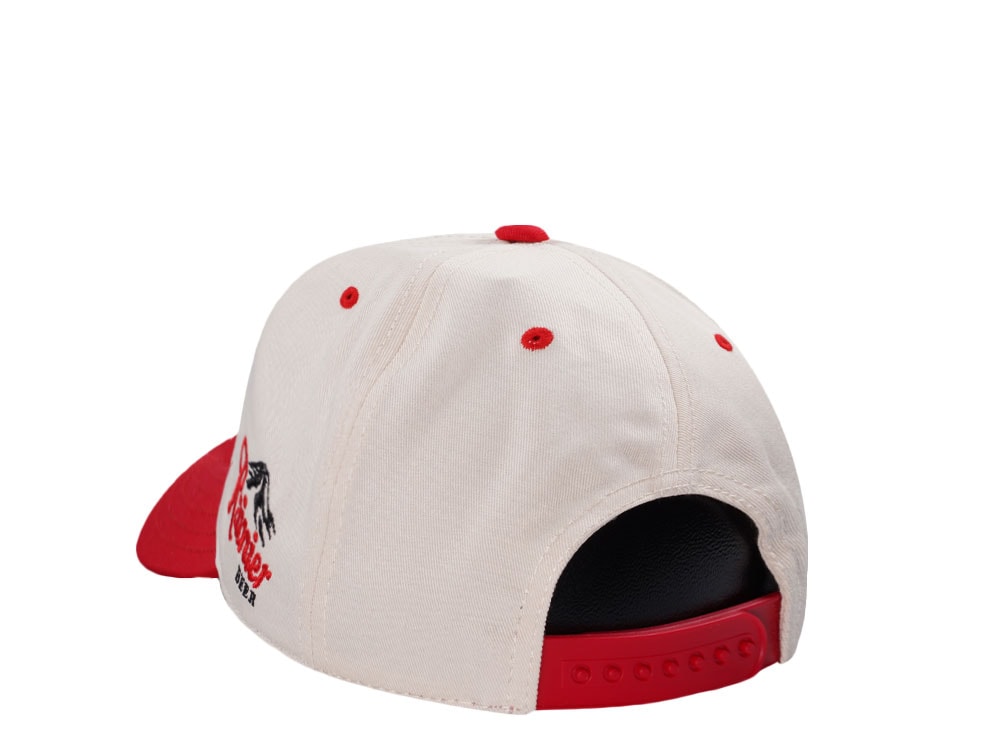 American Needle Rainier Roscoe Football Ivory Snapback Casquette