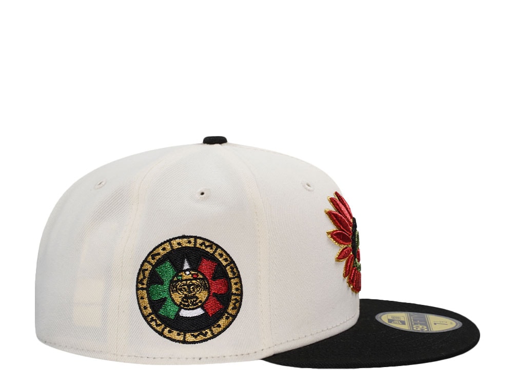 New Era Mexico Aztec Metallic Chrome Two Tone Edition 59Fifty Fitted Casquette