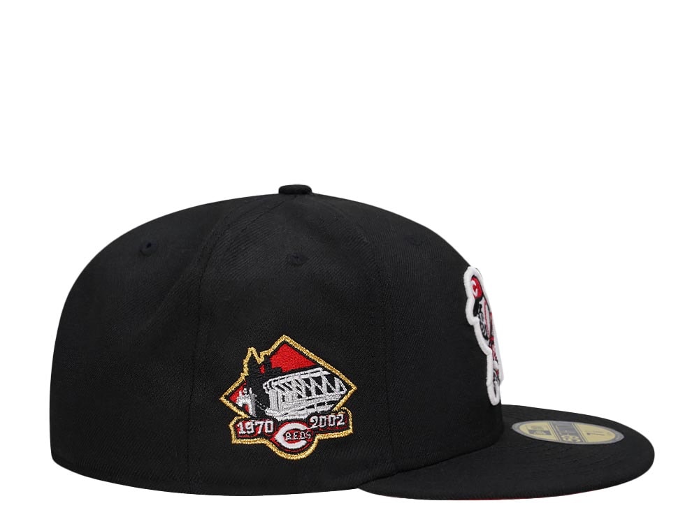 New Era Cincinnati Reds Black and Red Edition 59Fifty Fitted Casquette