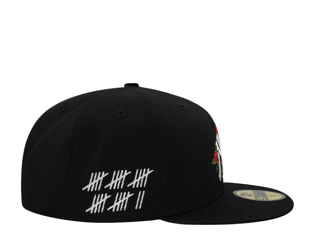 New Era New York Yankees Champions Roses Black Throwback Edition 59Fifty Fitted Casquette