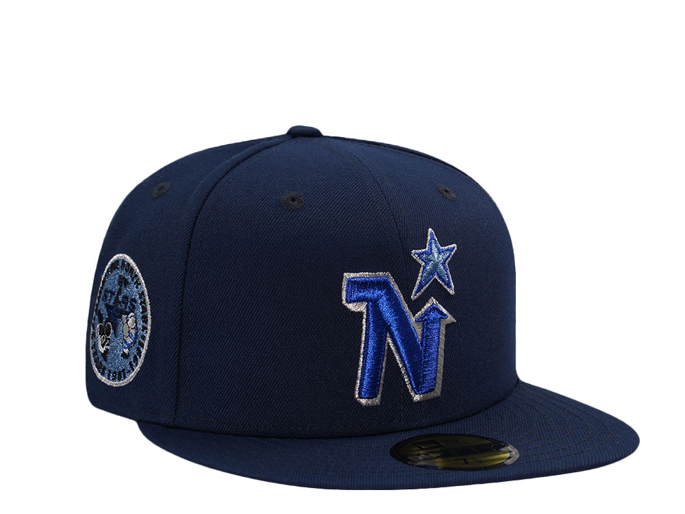 New Era Minnesota North Stars 25th Anniversary Ocean Blue Prime Edition 59Fifty Fitted Casquette