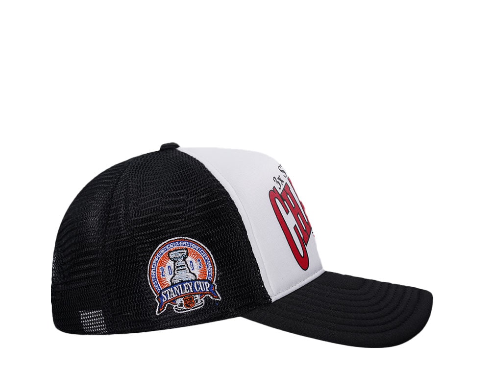 47Brand New Jersey Devils Vintage 2003 Stanley Cup Black Foam Champ Offside Trucker Snapback Casquette