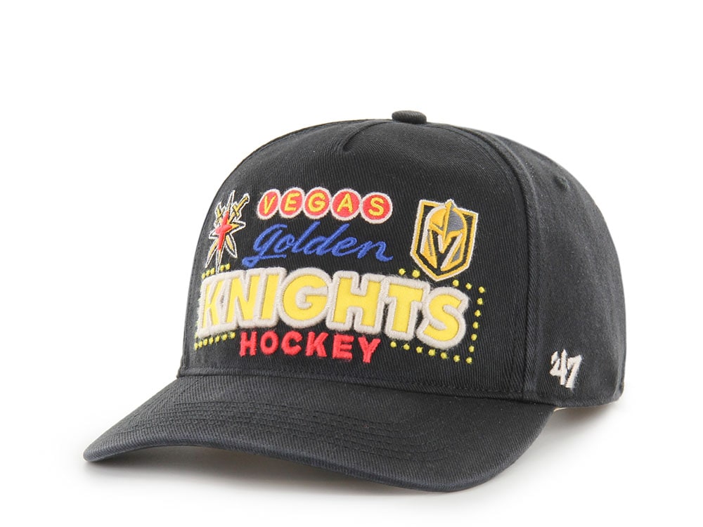 47Brand Vegas Golden Knights Black Charlton Edition Hitch Snapback Casquette