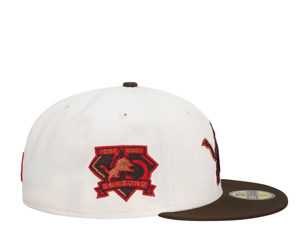 New Era Detroit Lions 75 Seasons Chrome Two Tone Edition 59Fifty Fitted Casquette