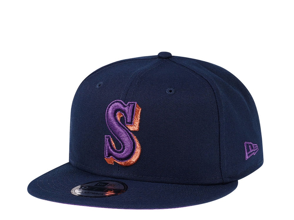 New Era Seattle Mariners Purple Copper Edition 9Fifty Snapback Casquette