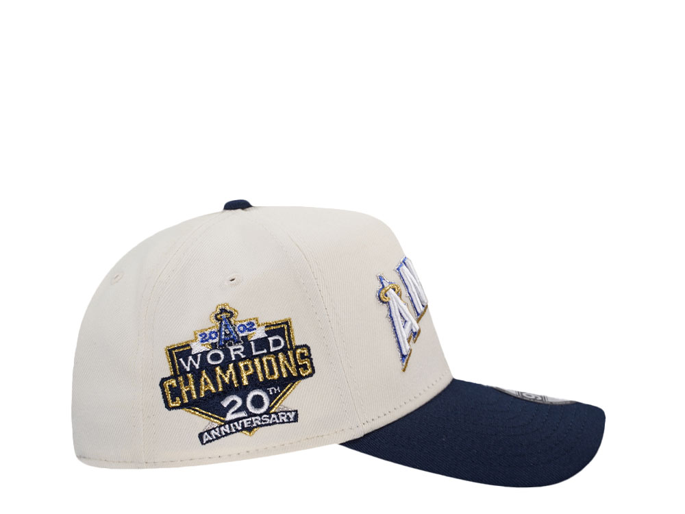New Era Anaheim Angels World Champions 20th Anniversary Chrome Two Tone Edition 9Forty A Frame Snapback Casquette