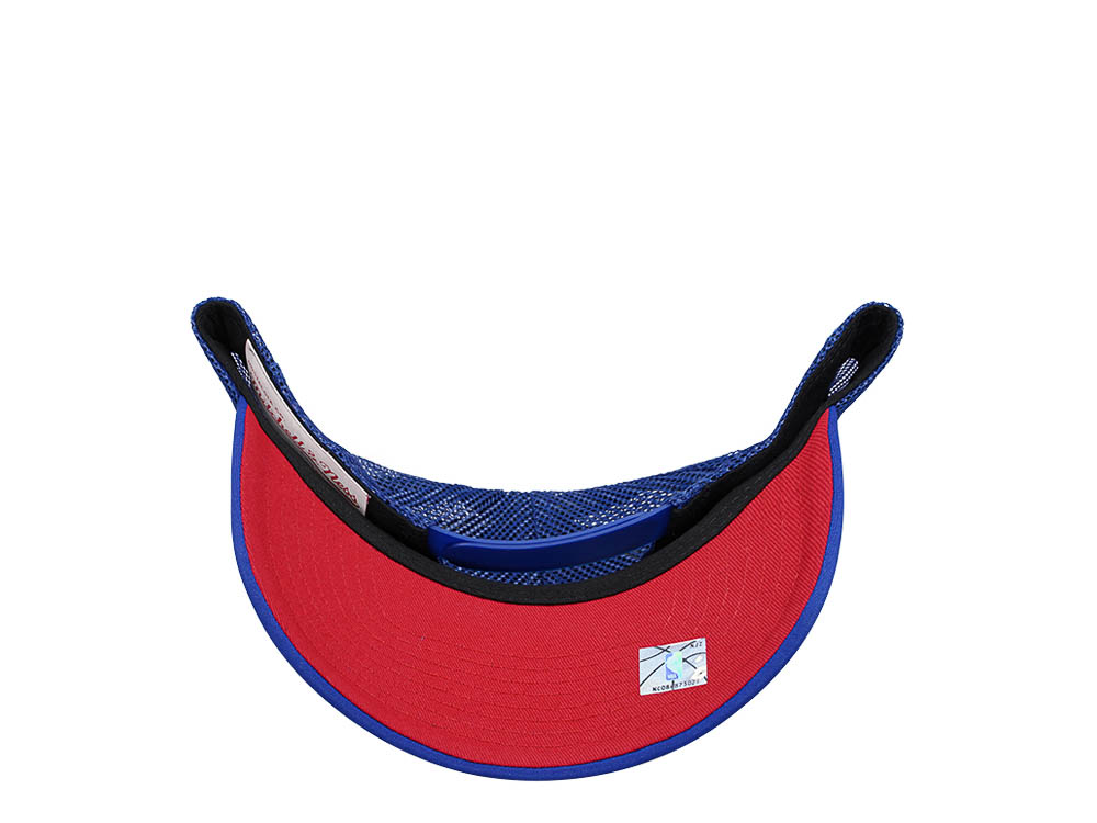 Mitchell & Ness Denver Nuggets Blue Billboard Trucker Snapback Casquette