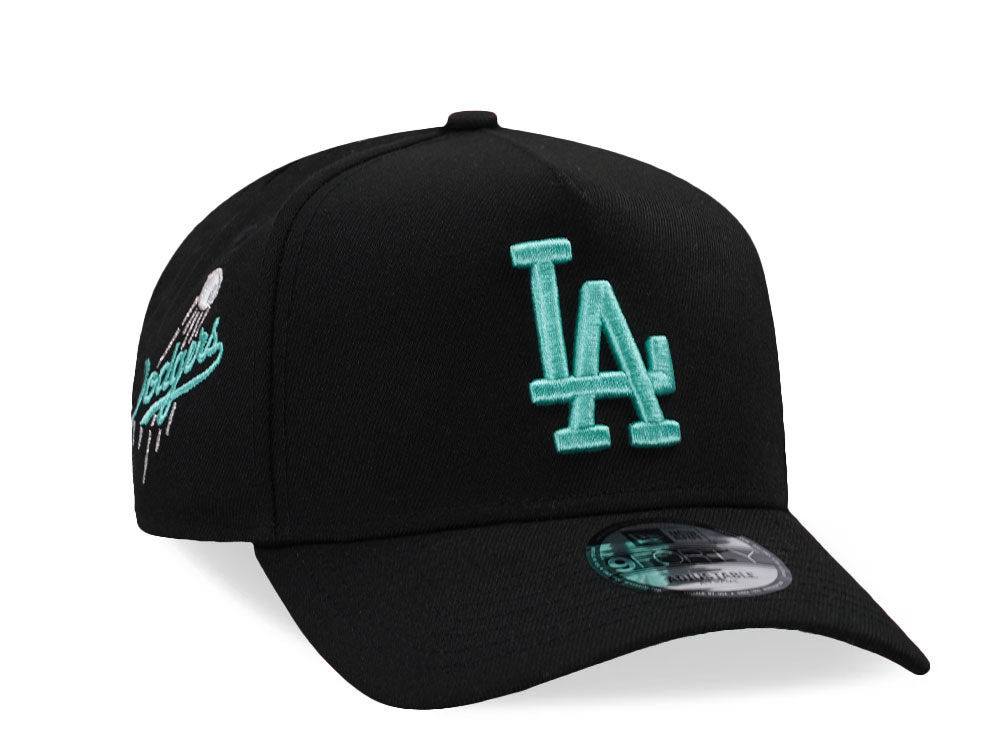 New Era Los Angeles Dodgers Black Tiffany Prime Edition 9Forty A Frame Snapback Casquette