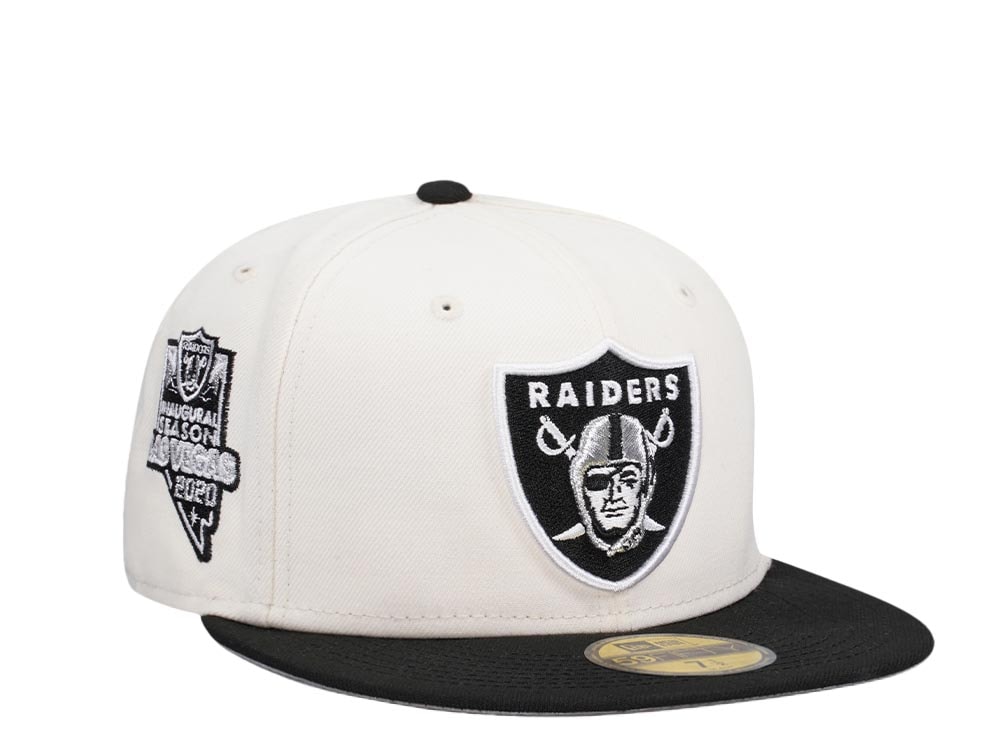 New Era Las Vegas Raiders Inaugural Season 2020 Chrome Two Tone Edition 59Fifty Fitted Casquette