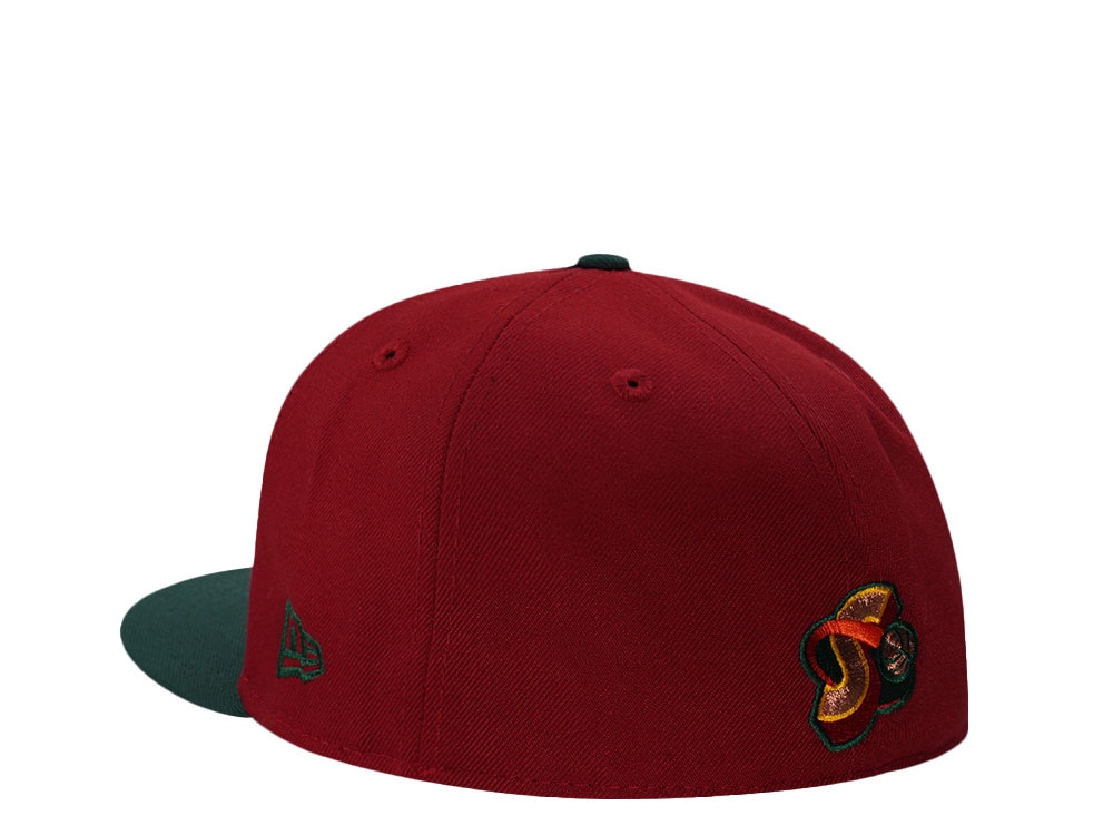 New Era Seattle Supersonics NBA On NBC Maroon Two Tone Edition 59Fifty Fitted Casquette