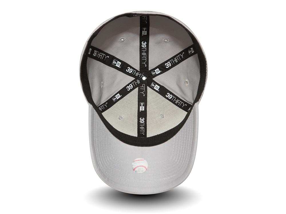 New Era New York Yankees League Basic Gray Stretch Fit 39Thirty Casquette