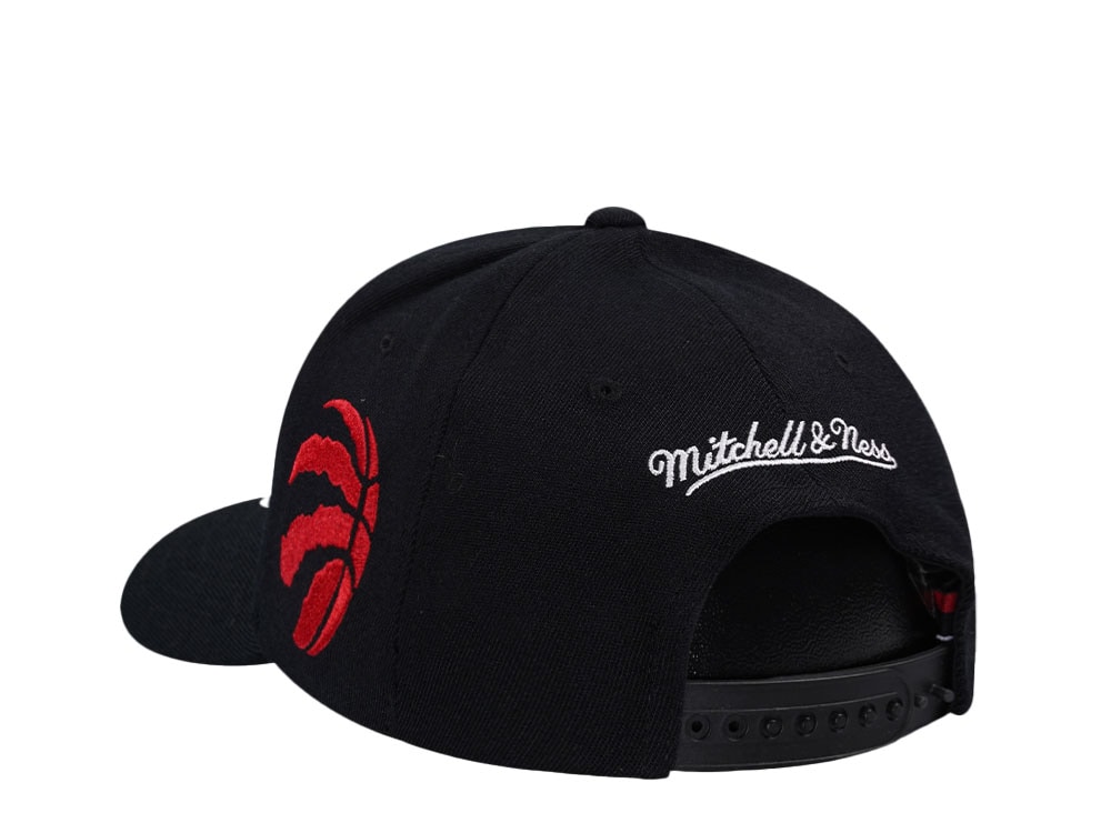 Mitchell & Ness Toronto Raptors Team Script 2.0 Stretch Classic Red Flex Snapback Casquette