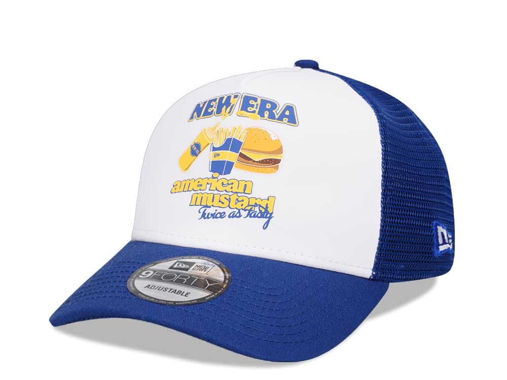 New Era Soy American Mustard 9Forty A Frame Trucker Snapback Casquette