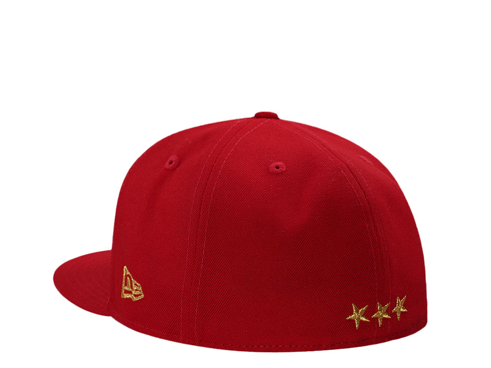 New Era Chicago Bulls All Star Game 1988 Script Prime Edition 59Fifty Fitted Casquette