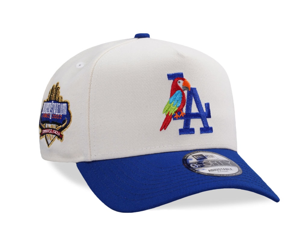 New Era Los Angeles Dodgers 40th Anniversary Chrome Two Tone Edition 9Forty A Frame Snapback Casquette