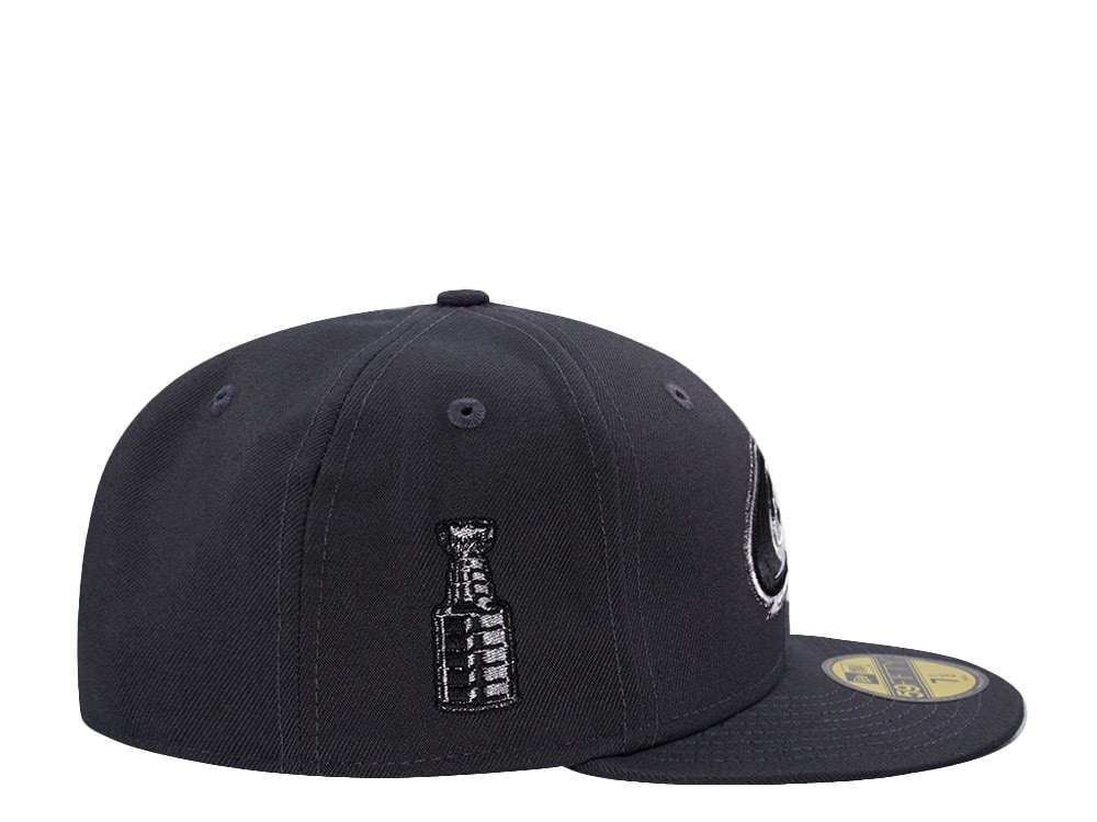 New Era Carolina Hurricanes Stanley Cup Metallic Anthracite Prime Edition 59Fifty Fitted Casquette