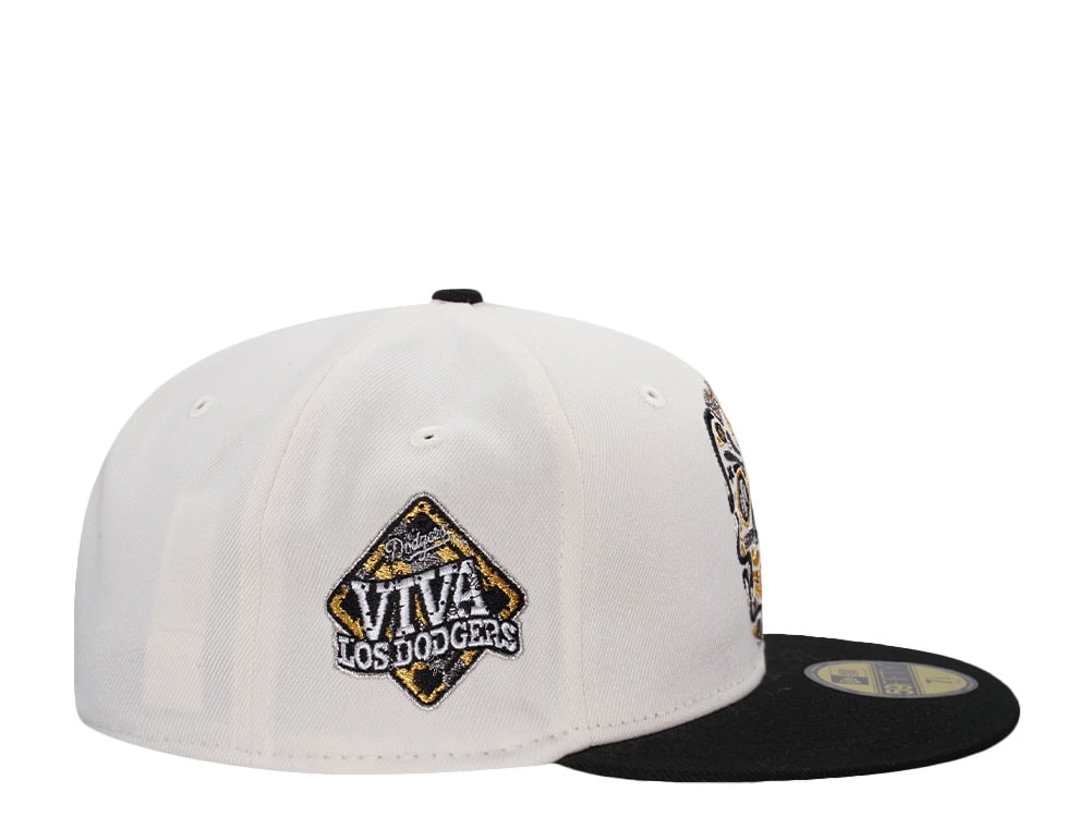New Era Los Angeles Dodgers Viva Los Dodgers Skull Chrome Two Tone Edition 59Fifty Fitted Casquette
