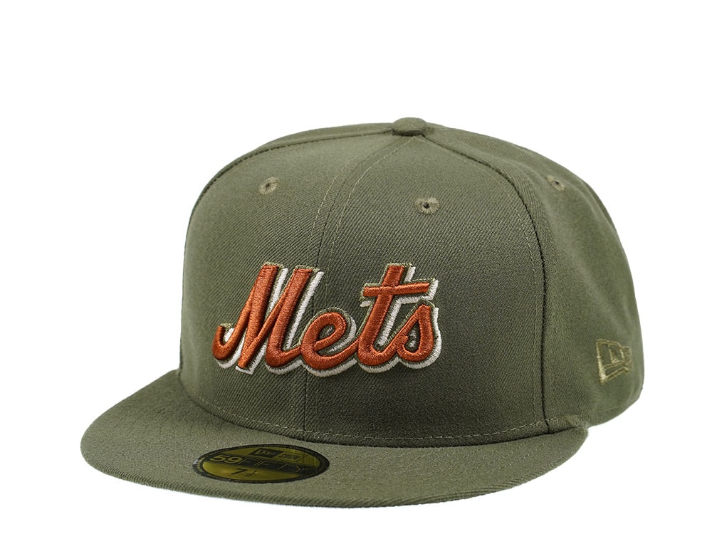 New Era New York Mets Olive Edition 59Fifty Fitted Casquette
