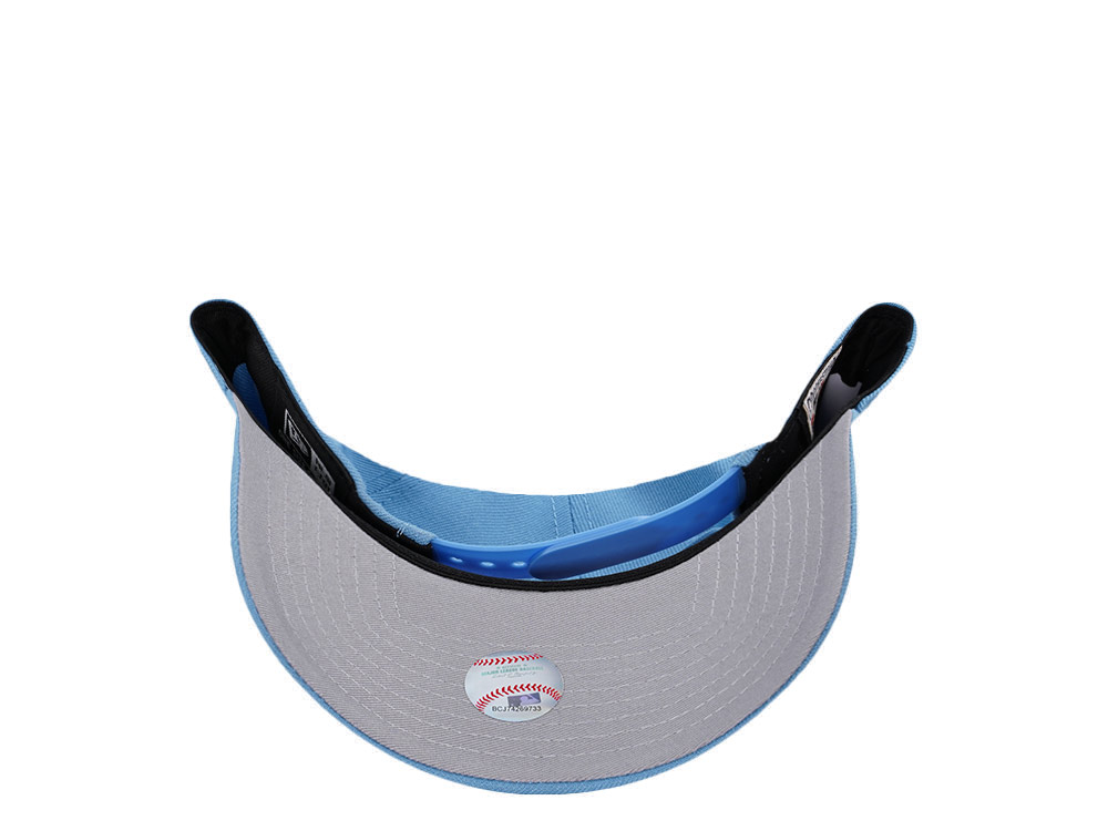 New Era Anaheim Angels 50th Anniversary Sky Blue Edition 9Forty A Frame Snapback Casquette