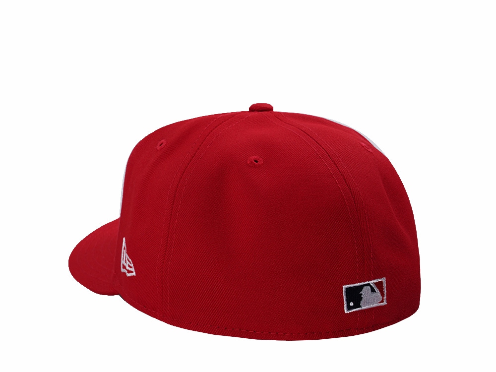 New Era Anaheim Angels All Star Game 2010 Scarlet Red Prime Edition 59Fifty Pre Curved Fitted Casquette