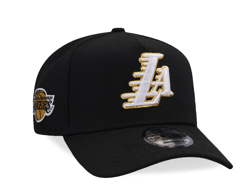 New Era Los Angeles Lakers Classic Black Prime Edition 9Forty A Frame Snapback Casquette