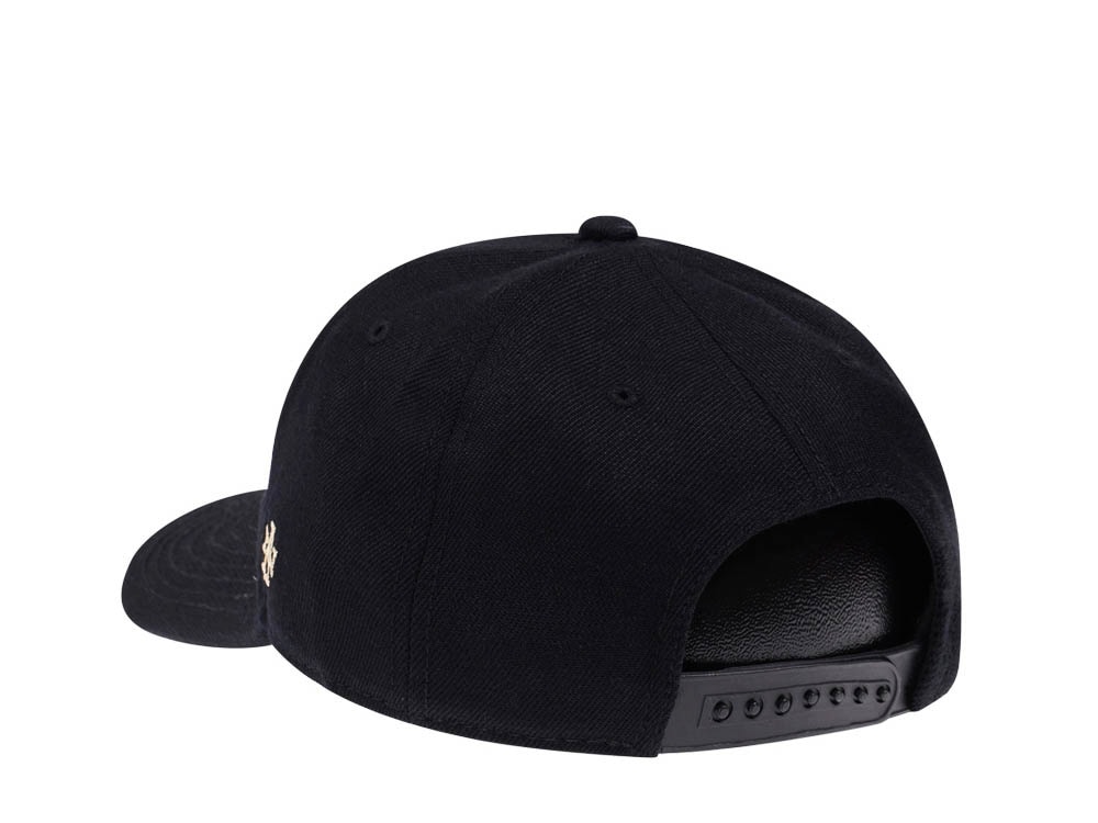 American Needle Yellowstone National Park Happy Fisherman Black Snapback Casquette