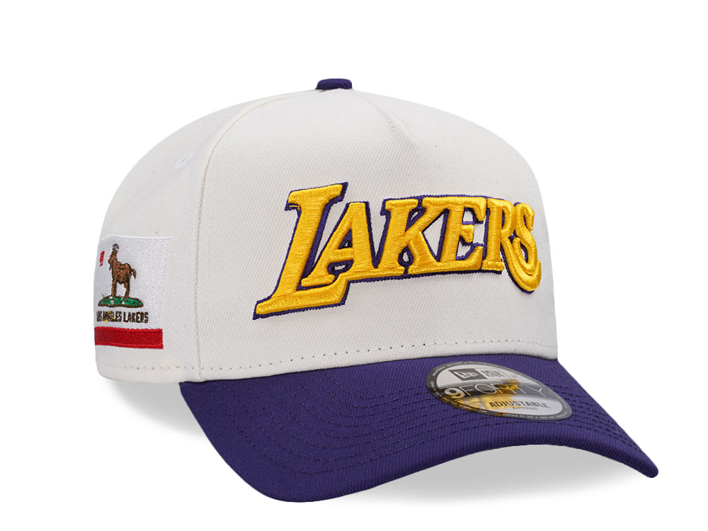 New Era Los Angeles Lakers Goat Two Tone Edition 9Forty A Frame Snapback Casquette