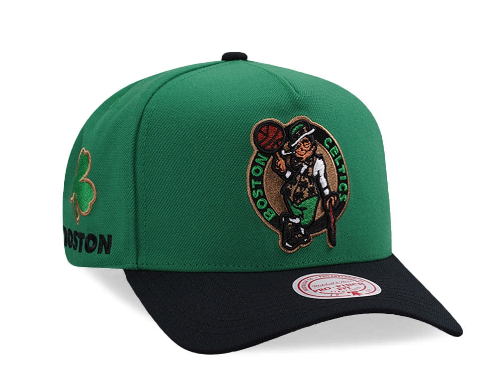 Mitchell & Ness Boston Celtics NBA In The City Green Edition Pro Pinch Fit Snapback Casquette