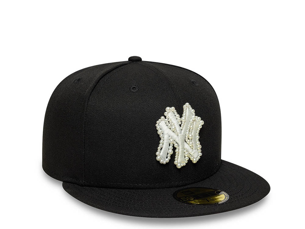New Era New York Yankees Faux Pearl Black Prime Edition 59Fifty Fitted Casquette