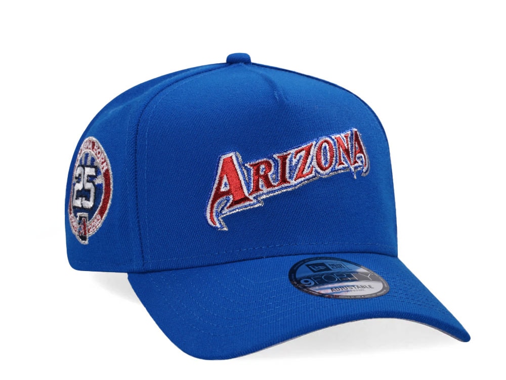 New Era Arizona Diamondbacks 25th Anniversary Blue Edition 9Forty A Frame Snapback Casquette