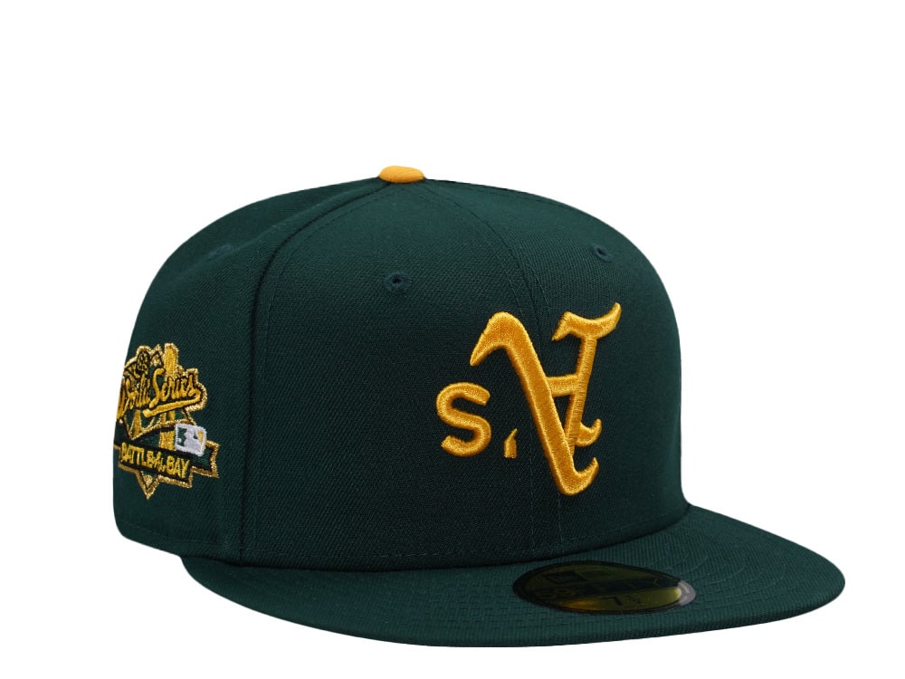 New Era Oakland Athletics World Series 1989 Upside Down Edition 59Fifty Fitted Casquette