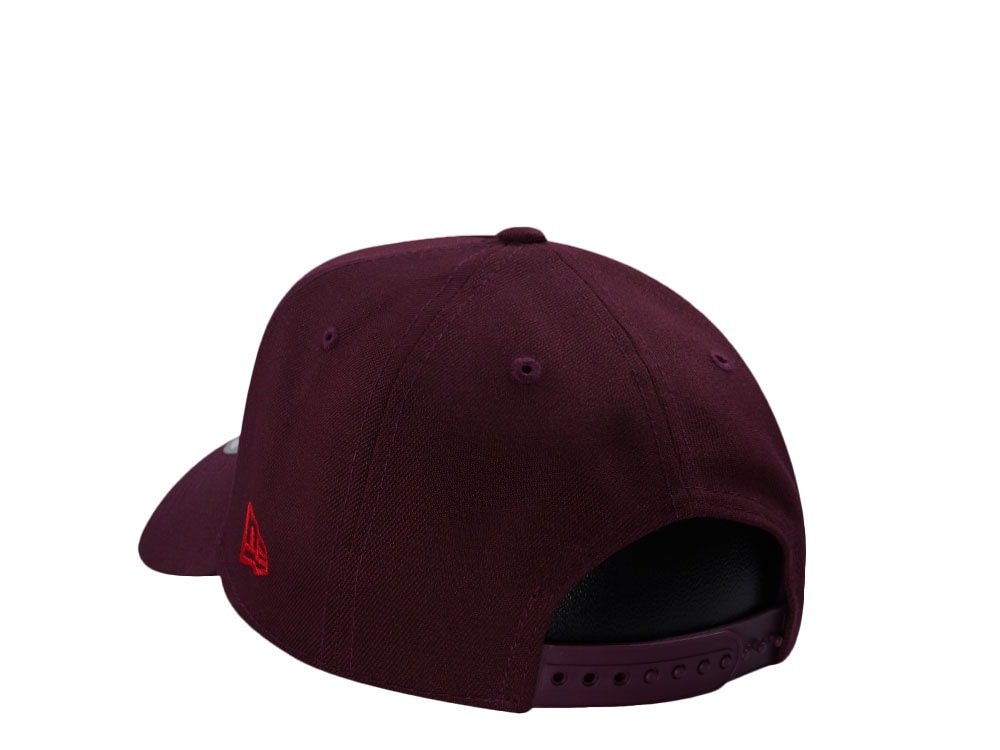 New Era Anaheim Angels 35th Anniversary Maroon Prime Edition 9Forty A Frame Snapback Casquette