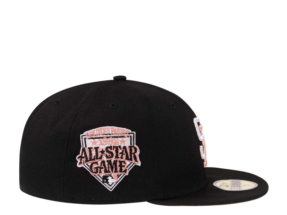 New Era San Diego Padres All Star Game 1992 Black Peach Edition 59Fifty Fitted Casquette