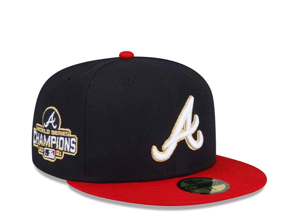New Era Atlanta Braves World Series Champions 2021 59Fifty Fitted Casquette