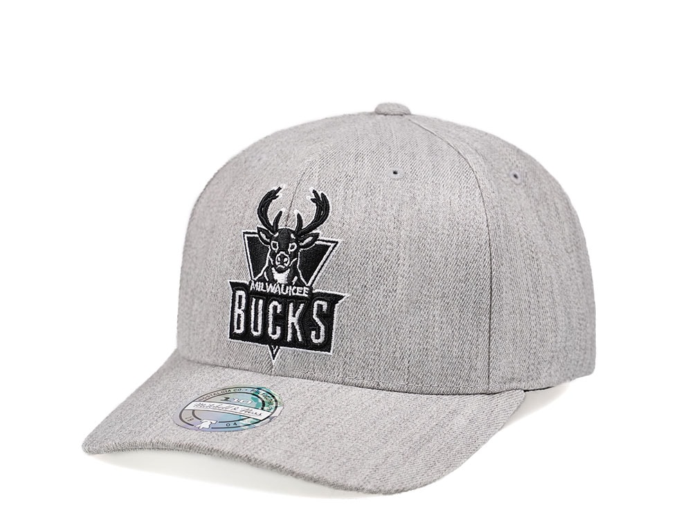 Mitchell & Ness Milwaukee Bucks Heather 110 Flex Snapback Casquette